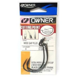 Owner | Texas Wide Gape Straight Eye (5139) Hooks