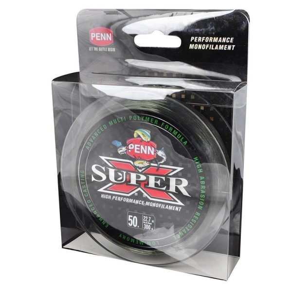 Penn Super X Monofilament 300M Green