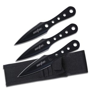 Perfect Point | Throwing Knives | Set of 3 | PP-022-3B | Fixed Blades