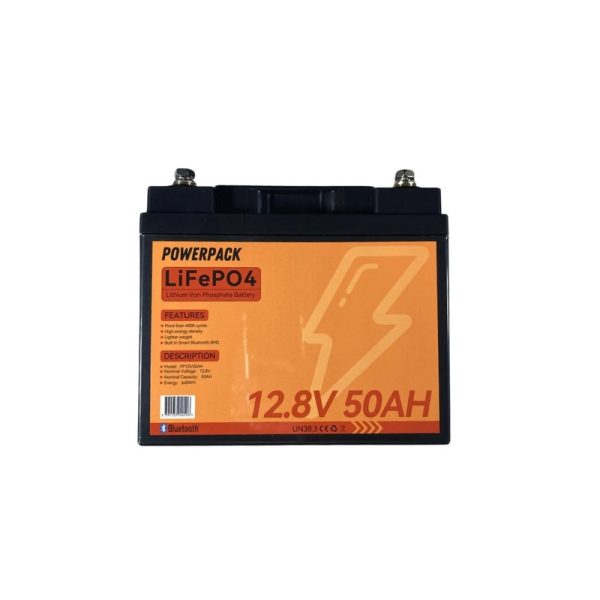 PowerPack | LifePO4 Lithium Battery with Bluetooth | 12V 50Ah