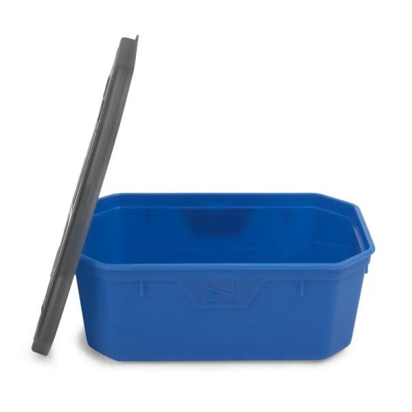 Preston Bait Tub 1.2L + Lid (blue)