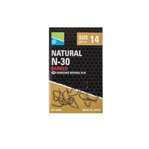 Preston Innovations Natural N30 Hooks