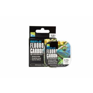 Preston Reflo Flourocarbon 50m 0.08mm (1lb 13oz breaking strain)