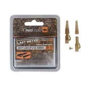 Prologic safety lead clip and tail rubbers 10pcs
