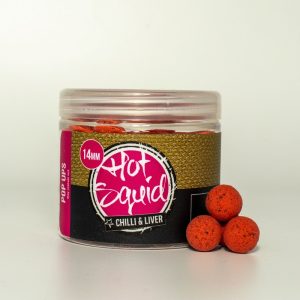 Proper Baits – Hot Squid Chilli & Liver Pop Ups 14mm