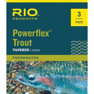Rio | Powerflex Trout Tapered Leader | 9ft | 3pk | 2X
