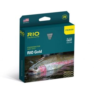 Rio | Premier Gold | Freshwater Trout Fly Fishing Line | Moss Gold