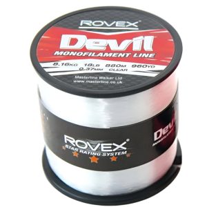 Rovex | Devil Monofilament Line | 1/4lb Spool | Clear
