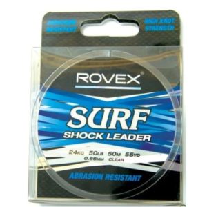 Rovex | Mono Surf Shock Leader | 50m | Clear
