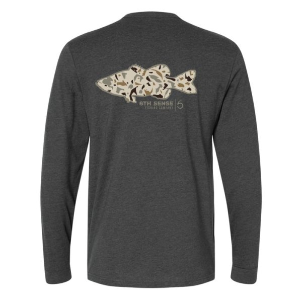 Sandy Flats – L/S Tee – Charcoal