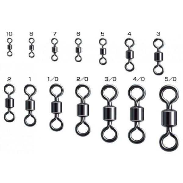 Sasame Rolling Swivels – Red