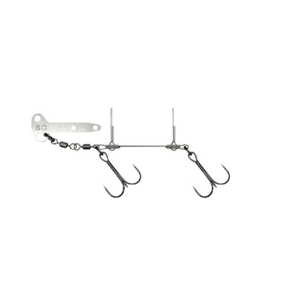 Savage Gear | Pro Peg Blade Rig | Large | #2 x 2 | 10cm | 23kg | 0.78mm | 2pcs