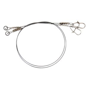 Savage Gear |Titanium Jerkbait Trace | 30cm 0.8mm 25kg | Needle Snap | 2pcs