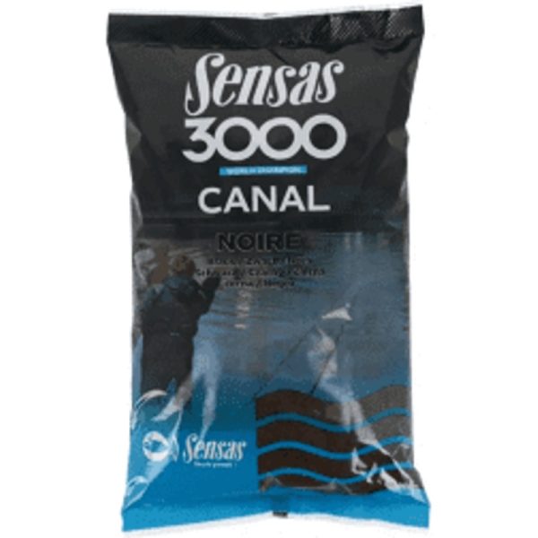Sensas | 3000 | Canal | Black | Groundbait | 1Kg