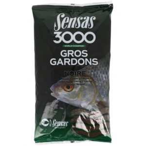 Sensas | 3000 | Gros Gardons Noire | Groundbait | 1Kg