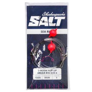 Shakespeare Salt 2-Hook Pop-up Bream Rig | Size 2