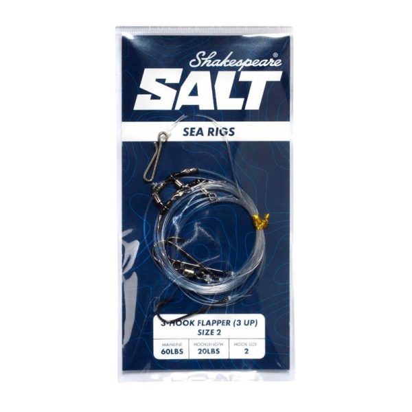 Shakespeare Salt 3-Hook Flapper (3 up) | Size 2