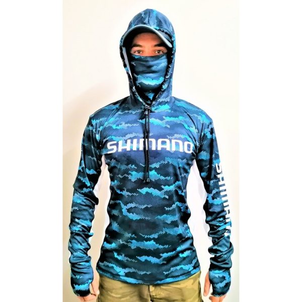 Shimano Hoody + Scarf Quick Dry LS