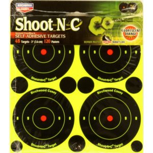Shoot’N’C Reactictive/Splatter Self Adhesive Target Plus Repair 3″   48pcs