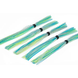 Silicone Skirt – Blue-Treuse Flash