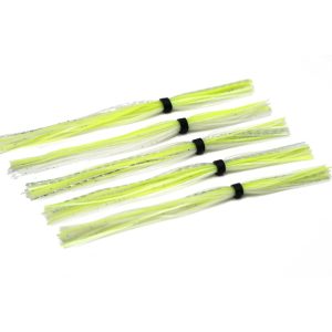 Silicone Skirt – Chartreuse White Flash