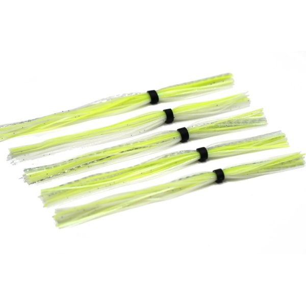 Silicone Skirt – Chartreuse White Flash