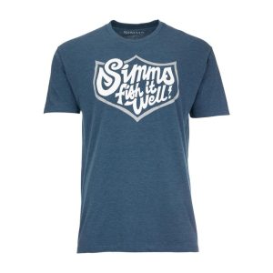 Simms Fish It Well Badge T-Shirt