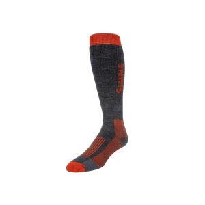 Simms Merino Midweight OTC Sock Carbon