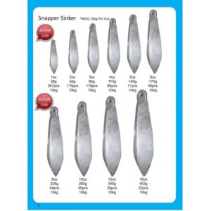 Snapper Sinker Single