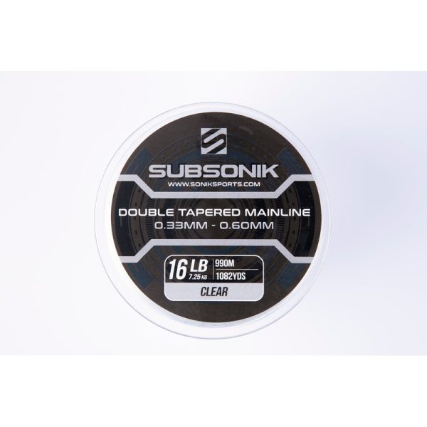 Sonik Subsonik Clear Double Tapered Mainline 16lb