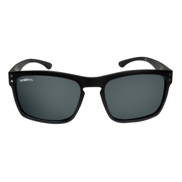 Spotters Crypto Matt Black Carbon Glass