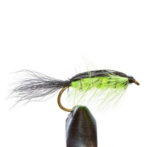 Spring Wiggler Chartreuse/ Black Varigated