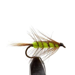 Spring Wiggler Chartreuse/ Brown