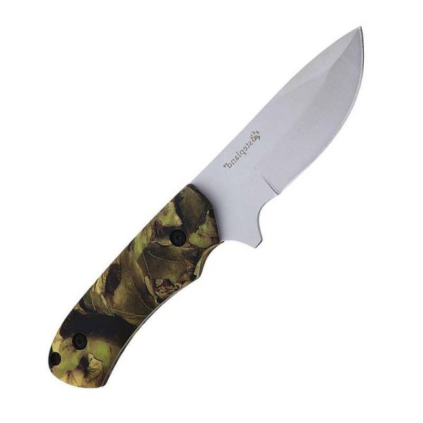 Stepland | Camo Plastic Handle Knife | Fixed Blade