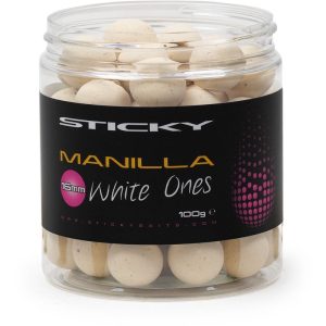 Sticky Baits Manilla Pop Ups White 14mm