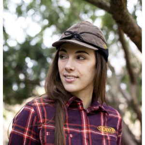 STORMY KROMER WAXED RANCHER CAP w/EMBROIDERED ST CROIX LOGO
