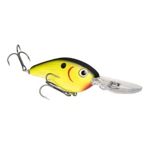 Strike King Pro Model 8XD Crankbait – Black Back Chartreuse
