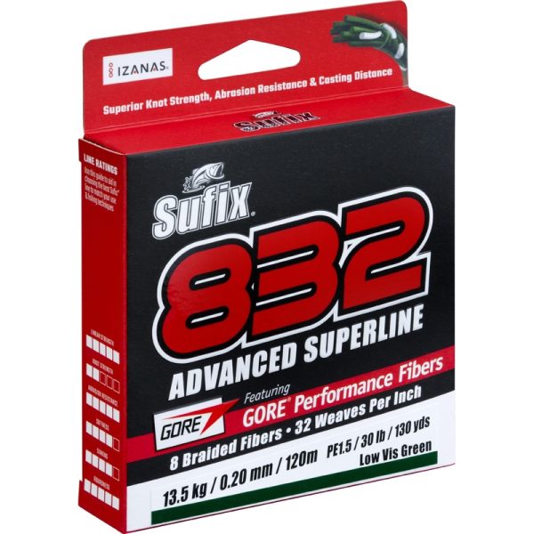 Sufix 832 Advanced Superline 250m Lo-Viz Green