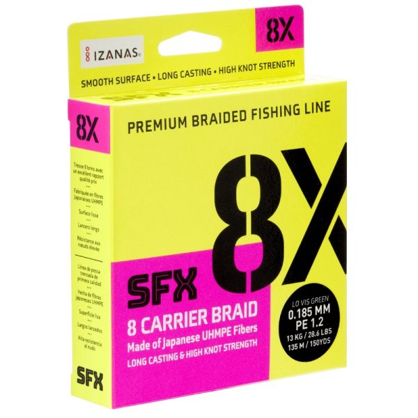Sufix SFX 8X Braid 275m Hot Yellow