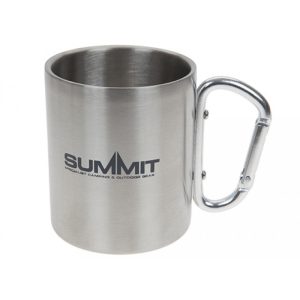 Summit Stainless Steel Mug Carabiner Handle 300ml