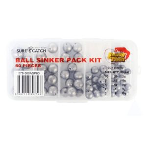 Surecatch Ball Sinker Kit 60 Pieces