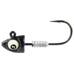 Tackle Tactics Jighead Big Eyez Black Glow Eye