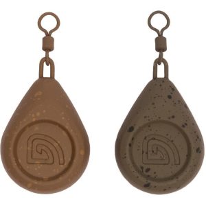 Trakker Flat Pear Swivel Leads (10 Pack)