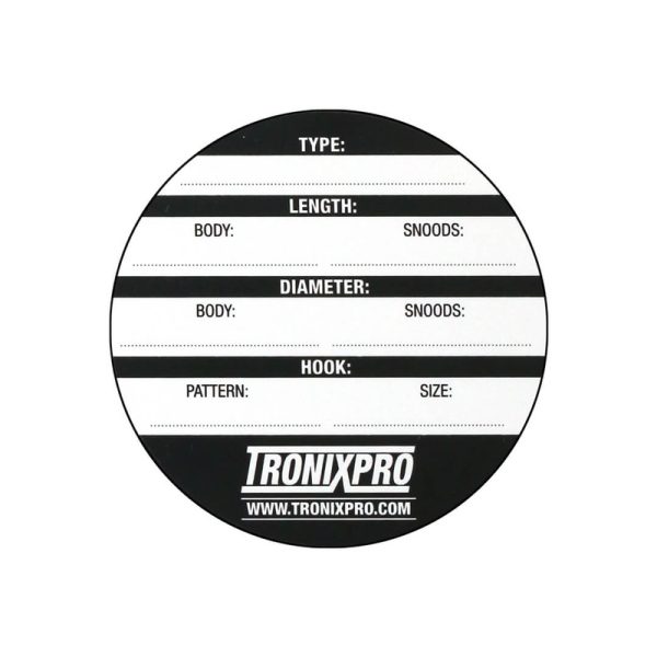 Tronixpro Rig Winder Labels | 6.5cm | 50 Per Pack