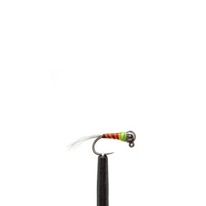 Tungsten Bead Perdigon Jig – Orange