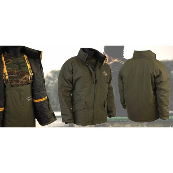 Vass Team Vass 175 Winter Lined Jacket Khaki Green