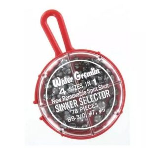 WATER GREMLIN REMOVABLE SPLIT SHOT SINKER SELECTOR