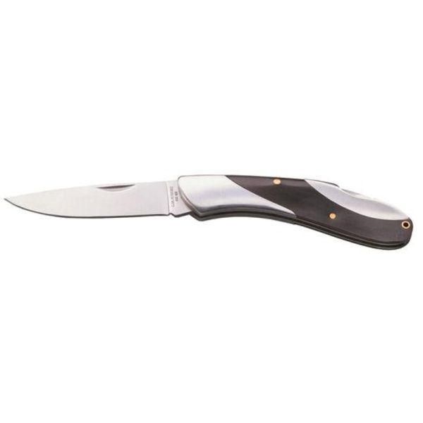 Whitby | Stainless Steel & Dark Wood Lock Knife | Spring Assisted Knife | 3″
