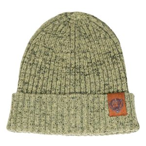 WOOLY HEAD RIBBED KNIT WOOL BEANIE